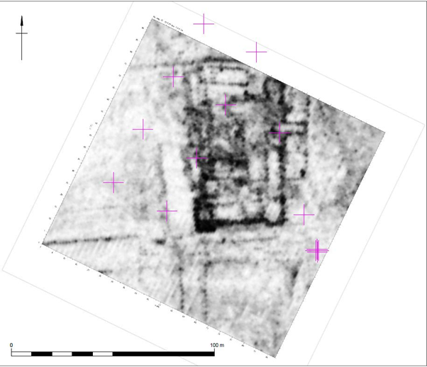 Ground penetrating radar results